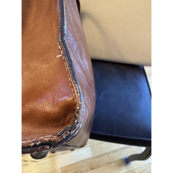 Patricia Nash Zancona Brown Leather Studs Bag - Picture 15 of 16